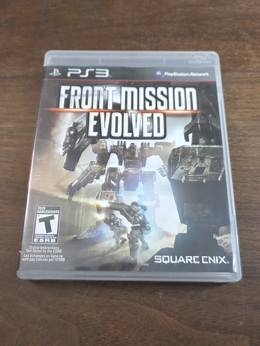 Front Mission Evolved (PS3) - Square Enix, Black & Gray Cover